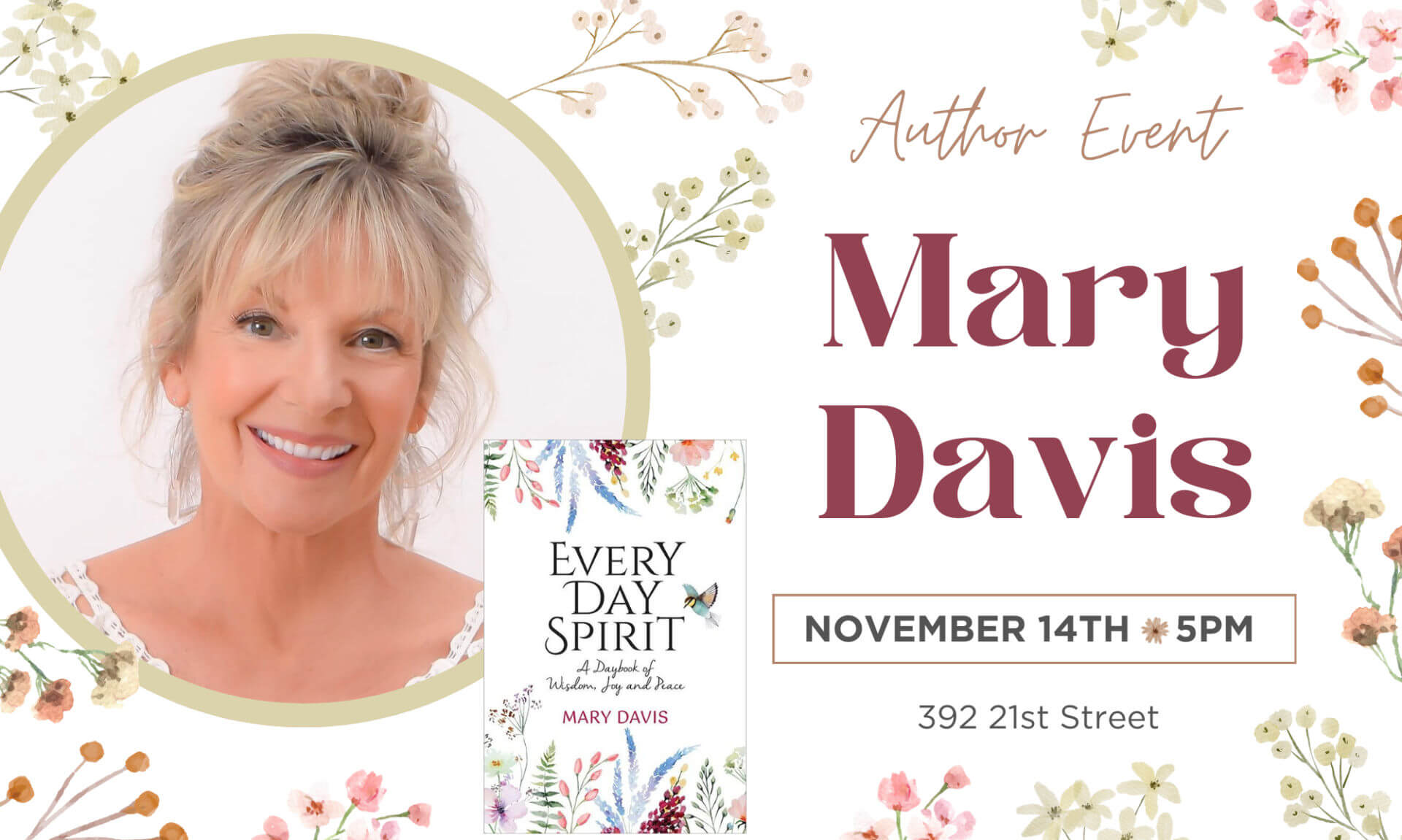 Mary Davis presenting Every Day Spirit