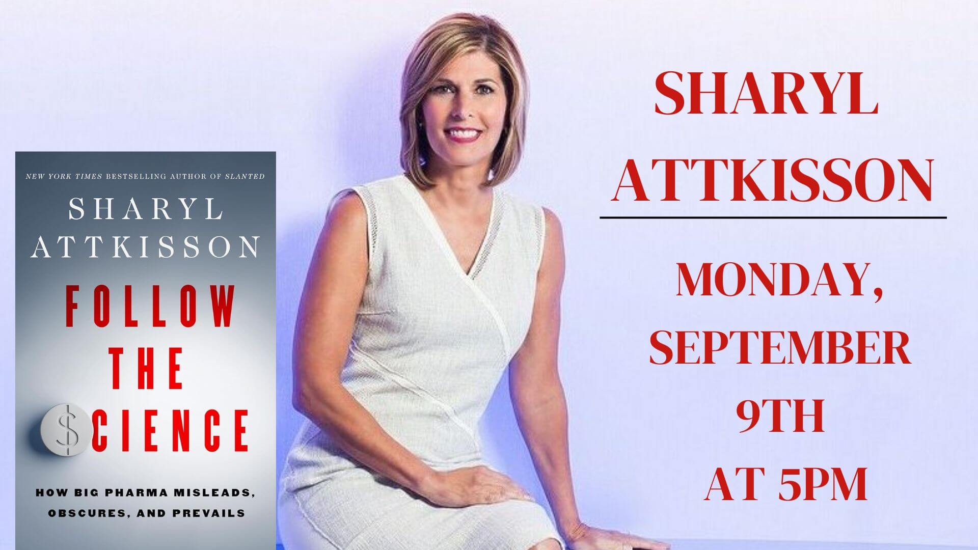 Sharyl Attkisson presenting Follow the Science