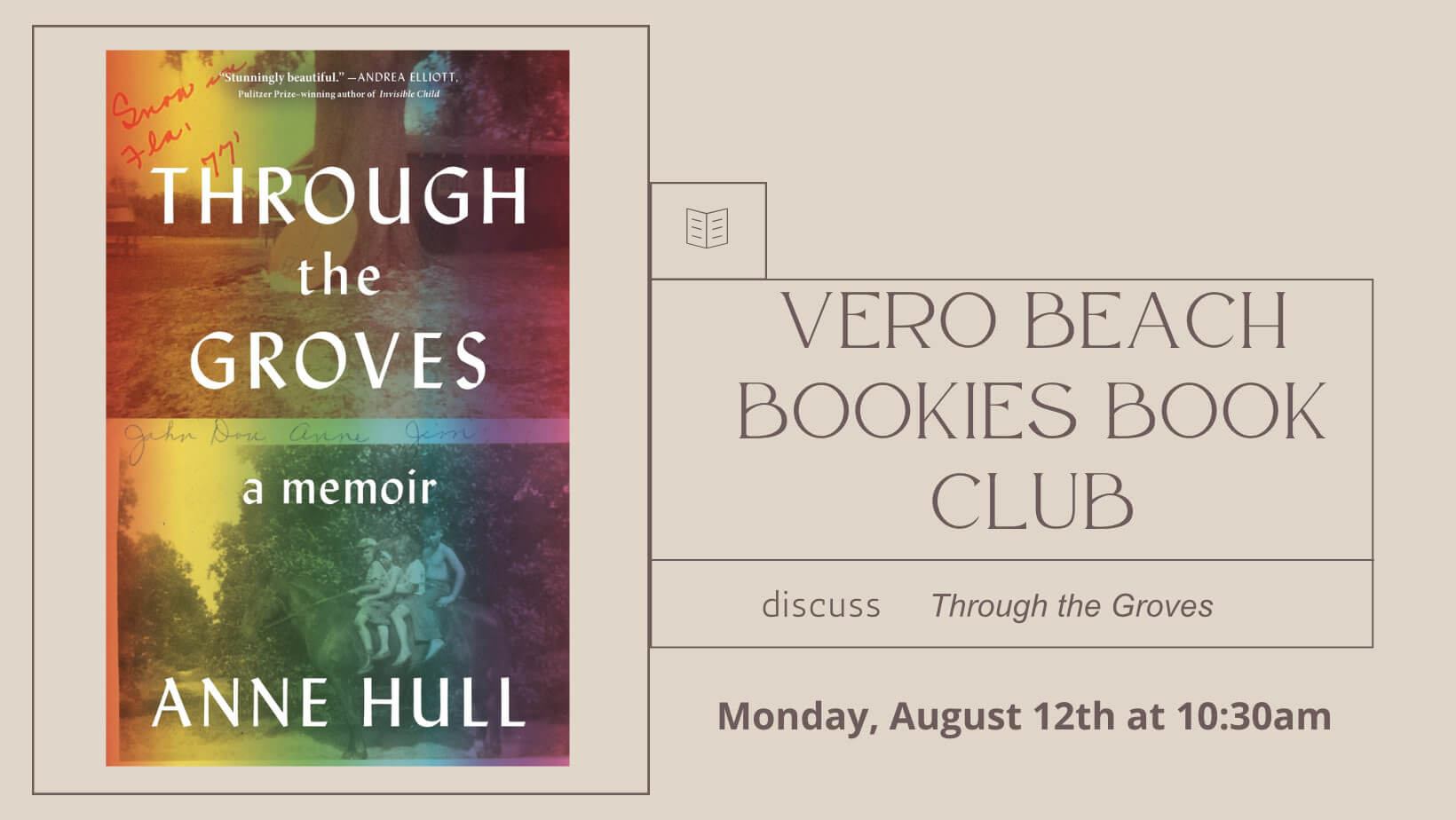 Vero Beach book club discusses Through the Grove